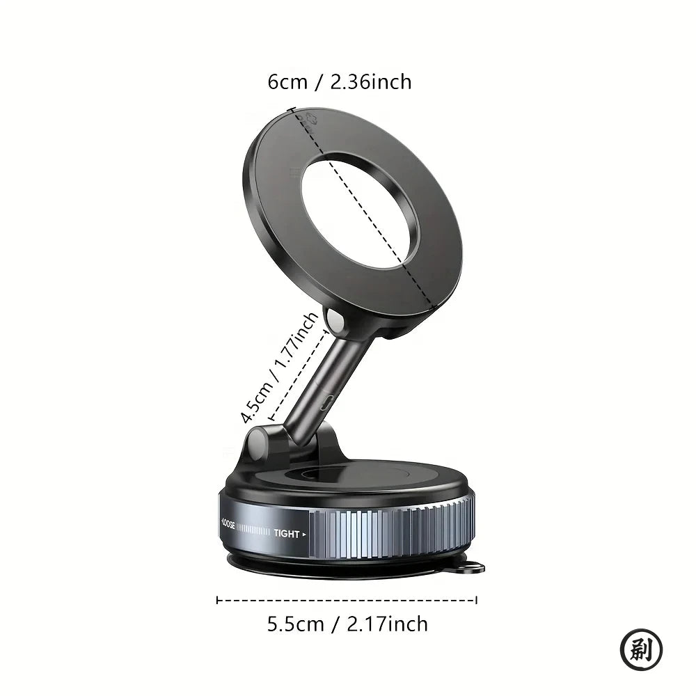 Support téléphone magnétique voiture 360° — Ventouse universelle pliable