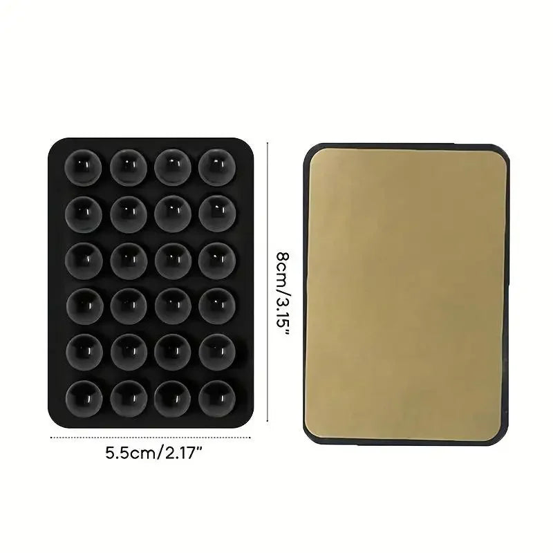 Sticker ventouse silicone téléphone — Support adhésif antidérapant multi-surface