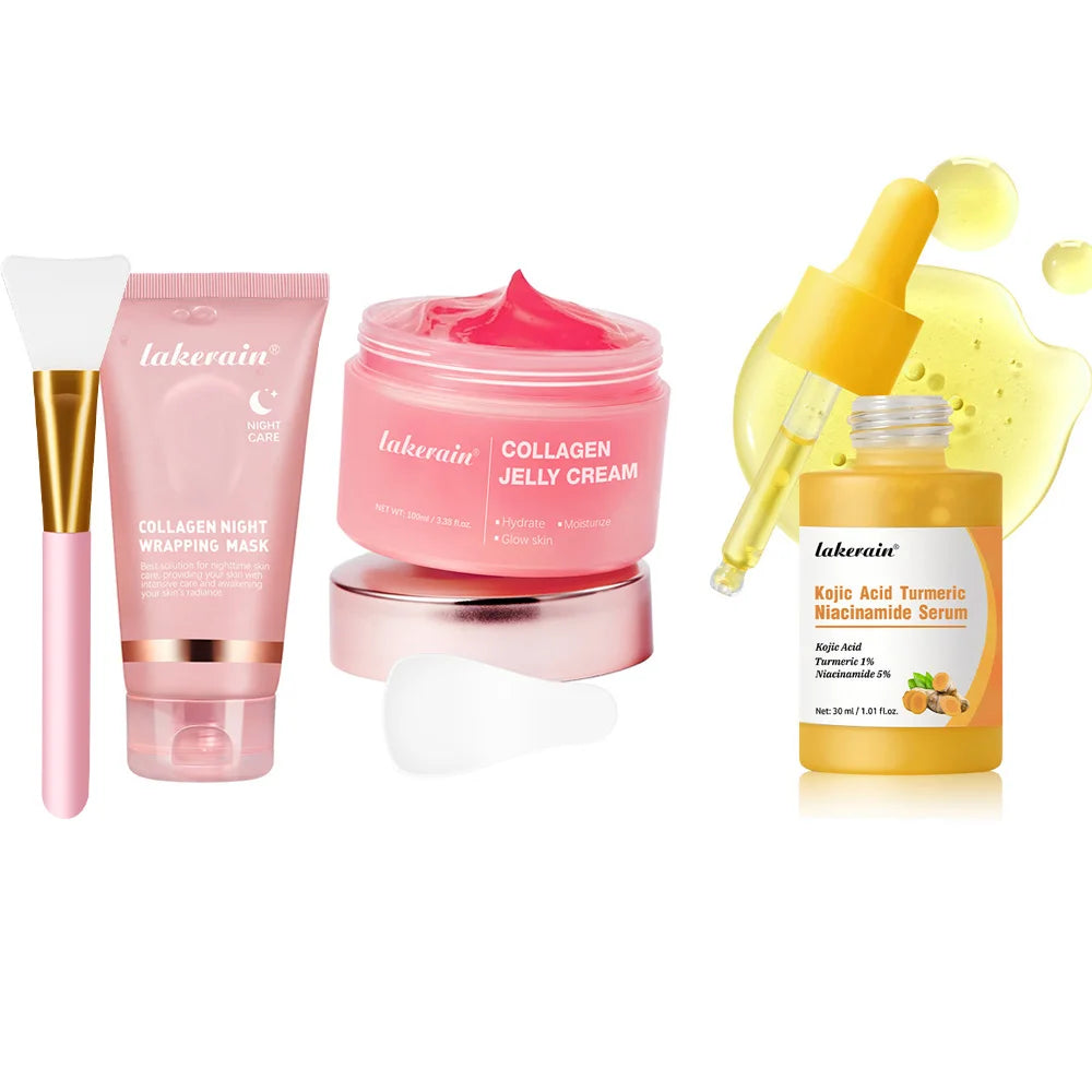 Masque peel-off collagène coréen — Anti-rides, éclat & peau rebondie