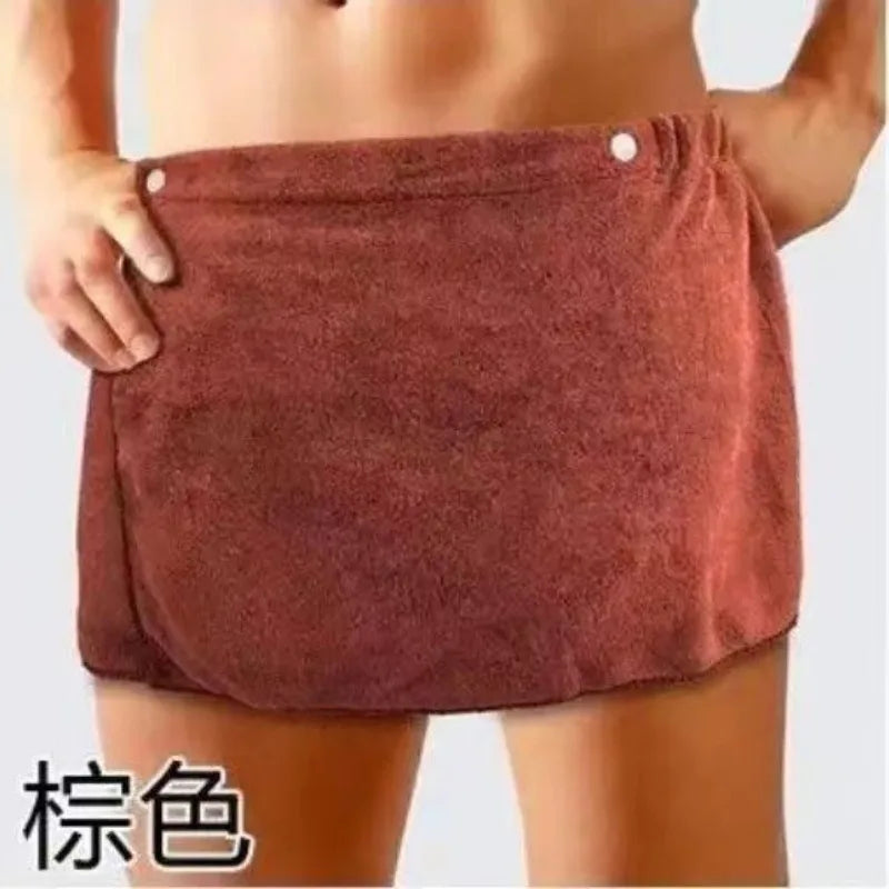 Serviette de bain homme jupe — Drap de plage à porter anti-transparence