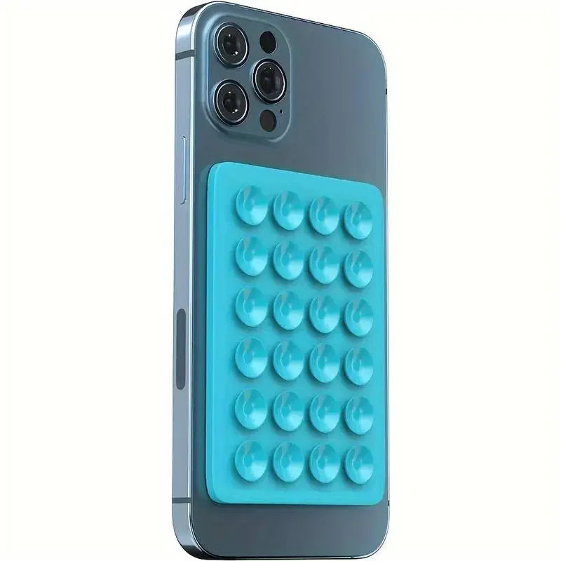 Sticker ventouse silicone téléphone — Support adhésif antidérapant multi-surface