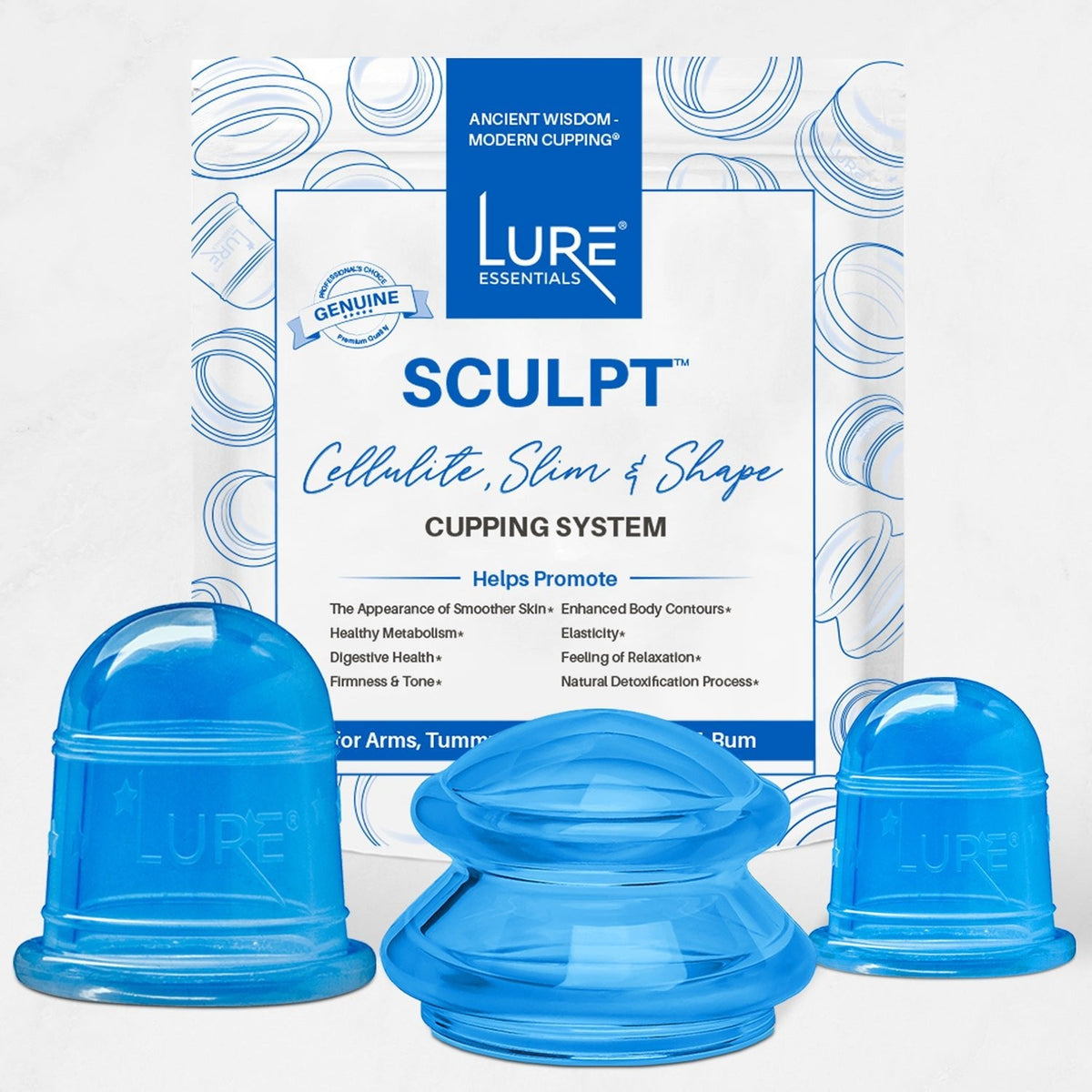 Kit Ventouses Cupping Silicone - Drainage Anti-Cellulite