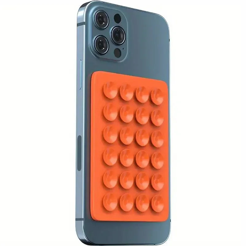 Sticker ventouse silicone téléphone — Support adhésif antidérapant multi-surface