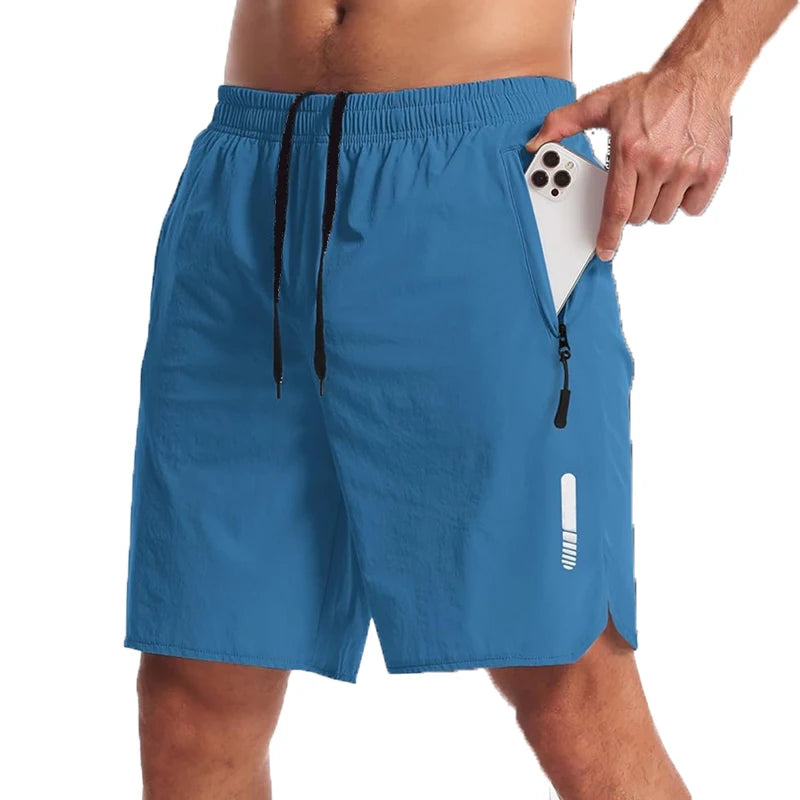 Short sport homme — Running fitness plage léger respirant