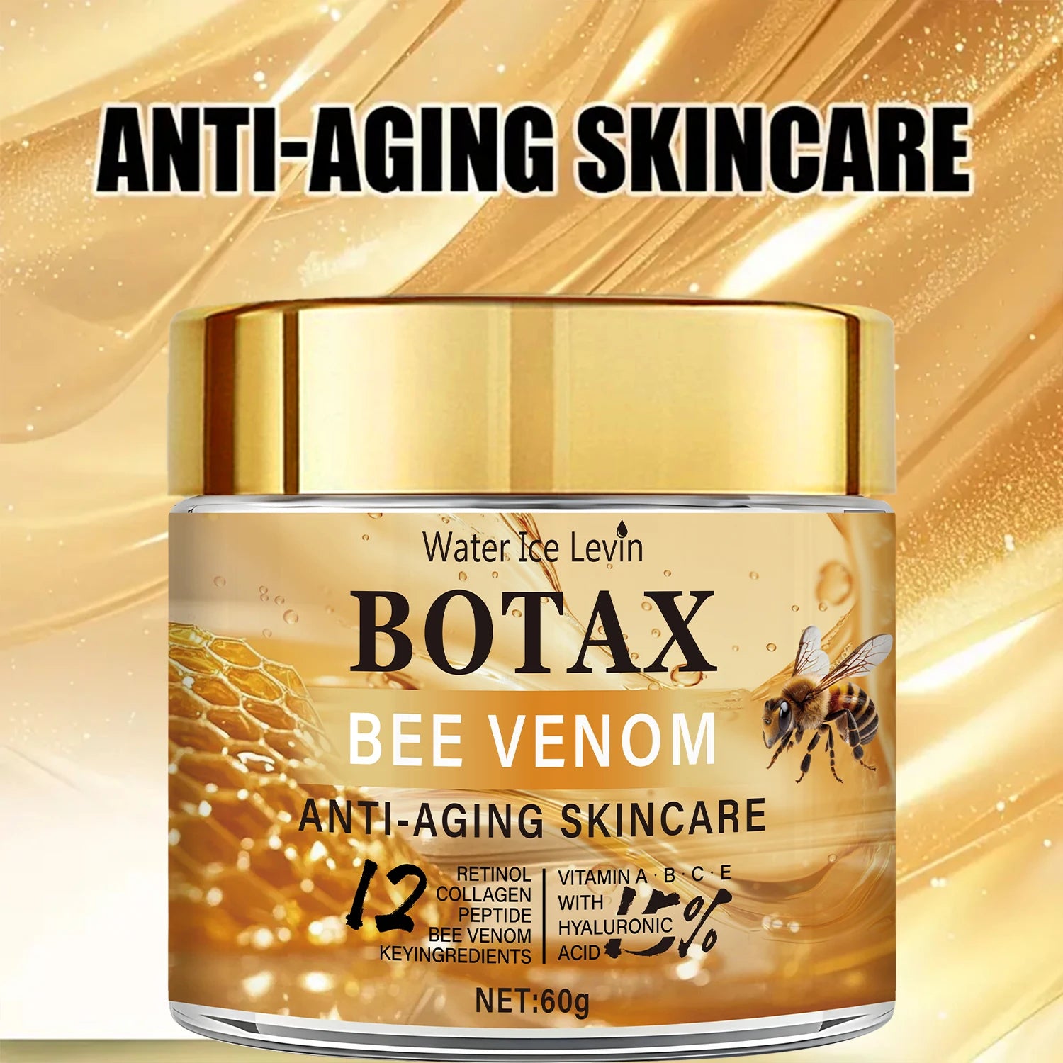 Crème venin d'abeille Botax — Soin anti-rides raffermissant collagène