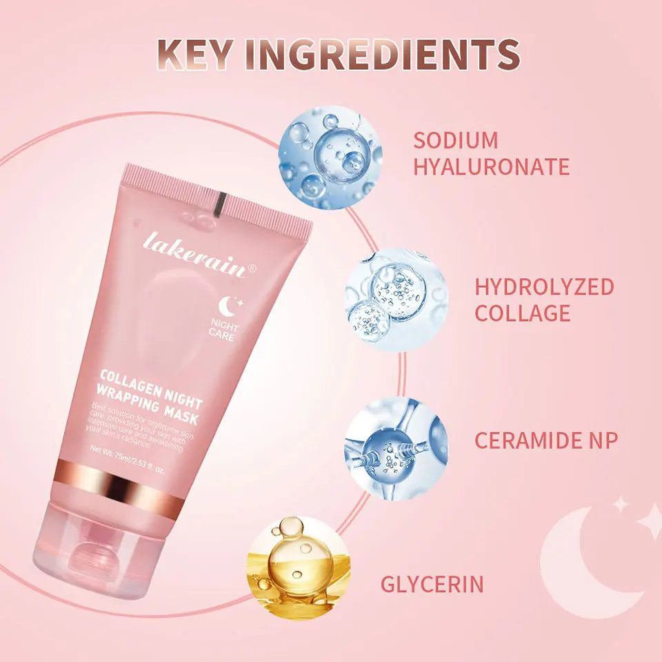 Masque peel-off collagène coréen — Anti-rides, éclat & peau rebondie