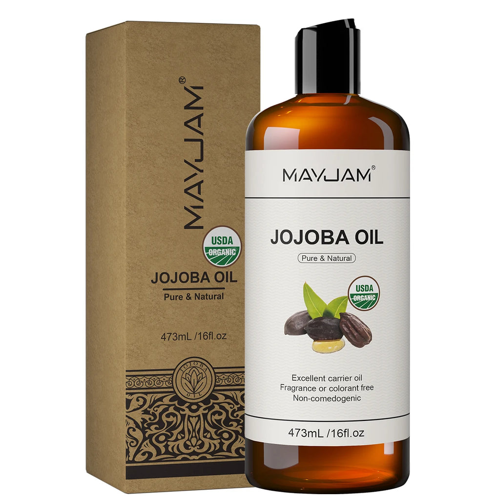 Huile végétale bio certifiée USDA — Jojoba pépins de raisin tournesol