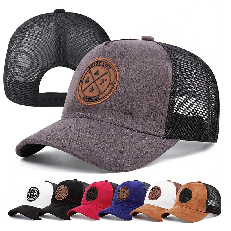 Casquette snapback mesh — Broderie Enjoy Life unisexe streetwear