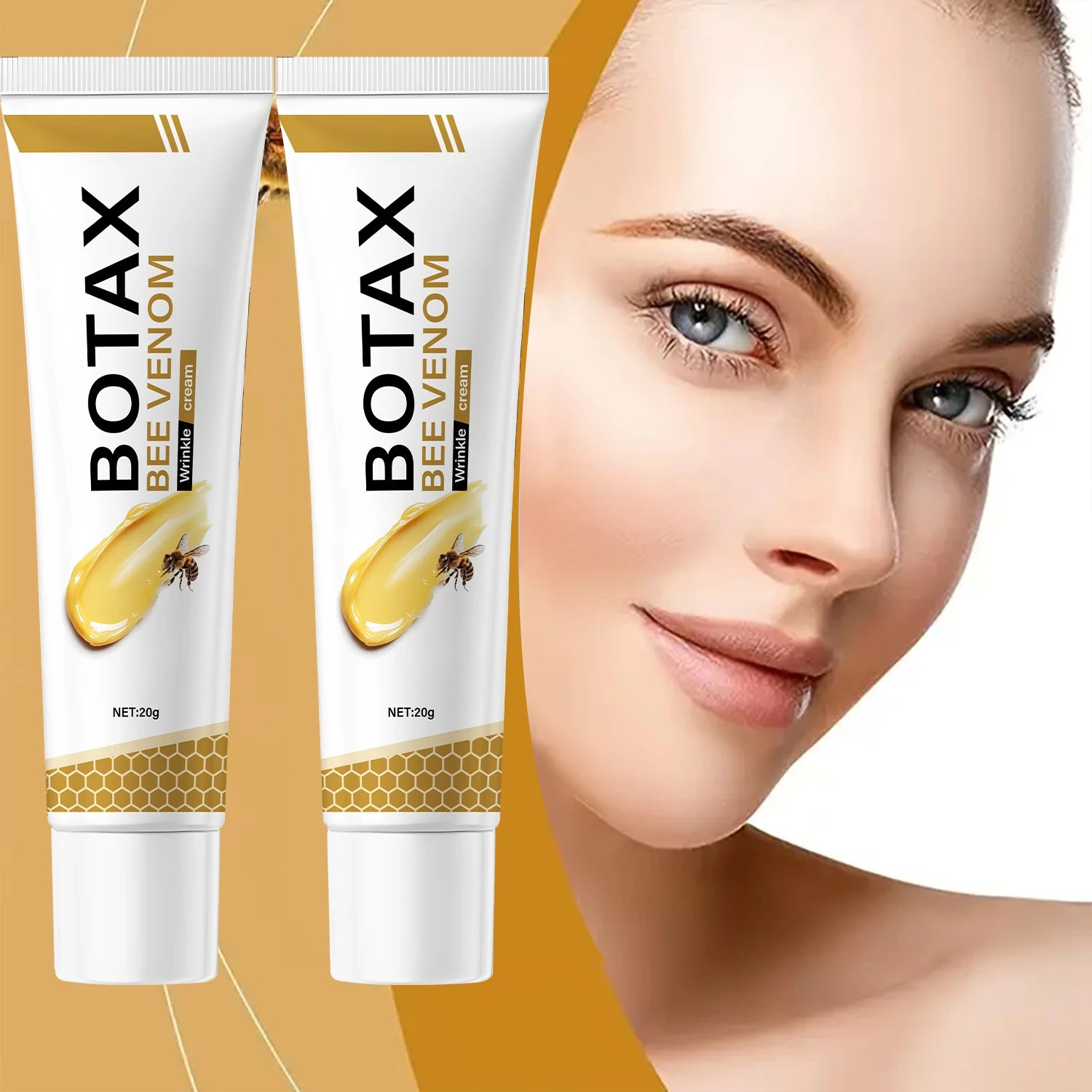 Crème contour des yeux venin d'abeille — Soin lissant repulpant
