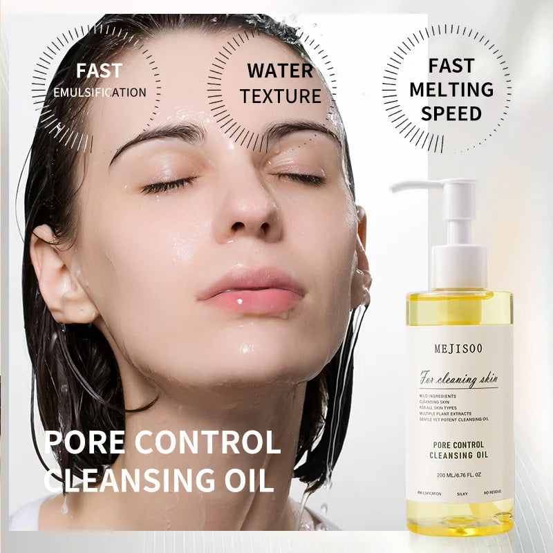 Huile démaquillante douce 200ml — Base jojoba tous types de peau