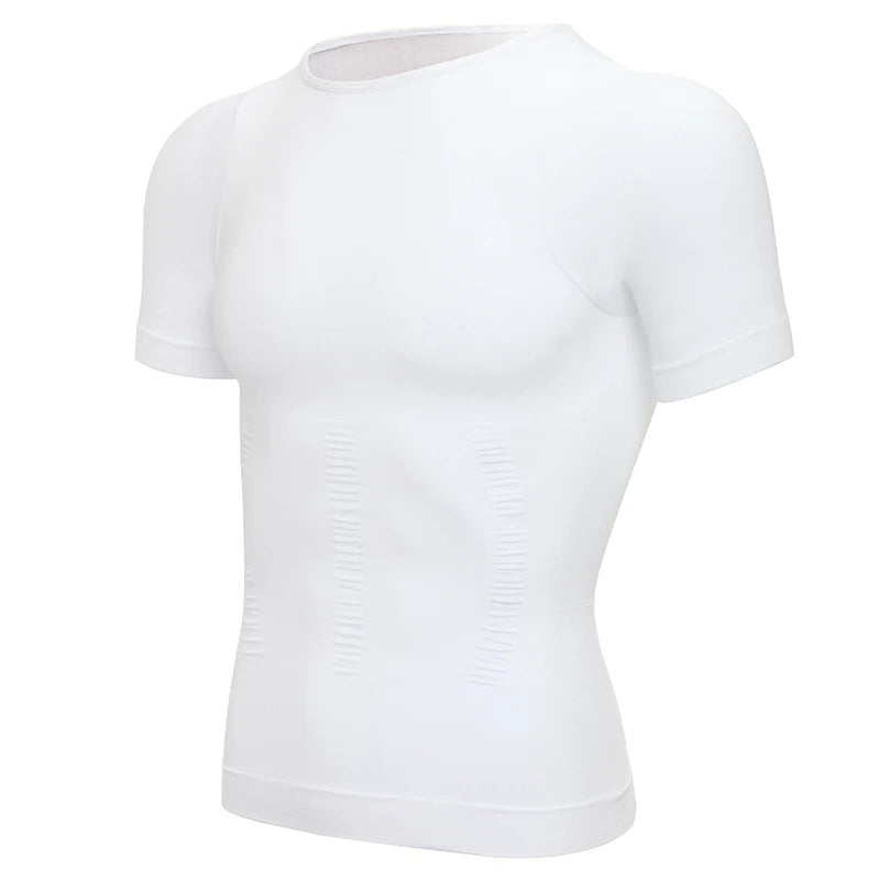 T-shirt compressant homme — Gaine abdomen & poitrine gynécomastie