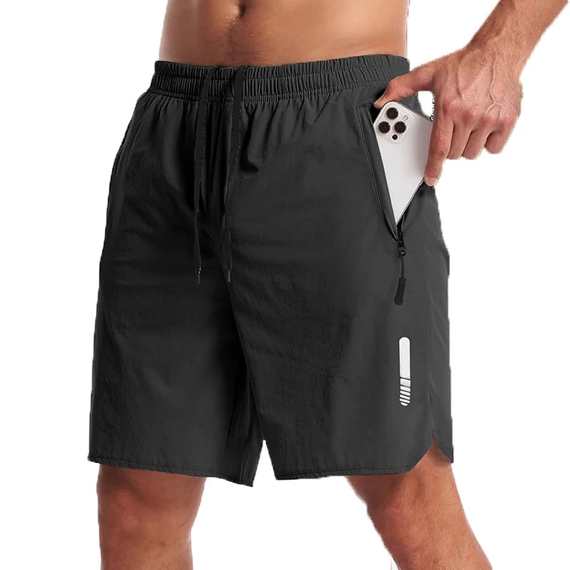 Short sport homme — Running fitness plage léger respirant