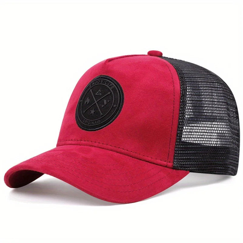 Casquette snapback mesh — Broderie Enjoy Life unisexe streetwear