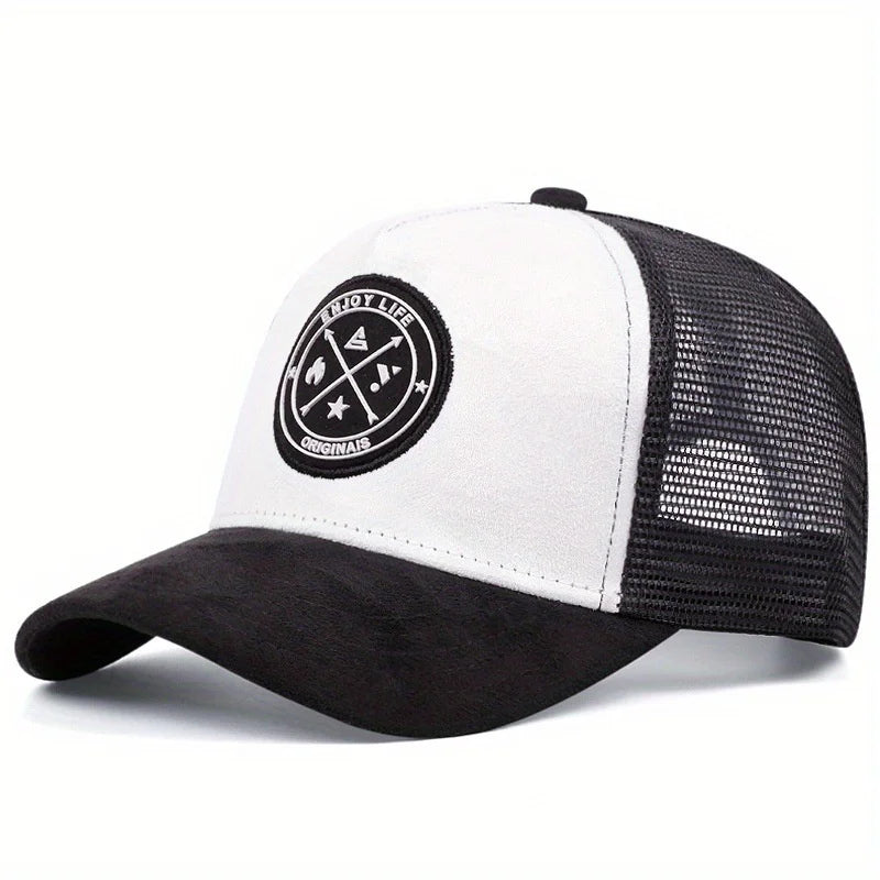Casquette snapback mesh — Broderie Enjoy Life unisexe streetwear