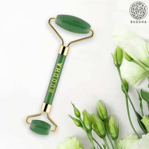 Roller de Jade Premium - Masseur facial naturel
